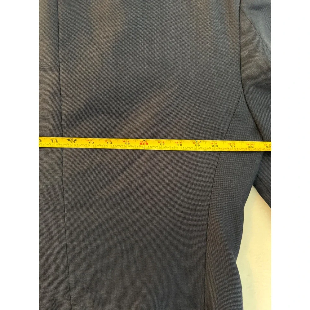 Jos. A. Bank‎ Mens 44R Navy Blue Wool Silk Ramie Two Button Blazer Sport Coat